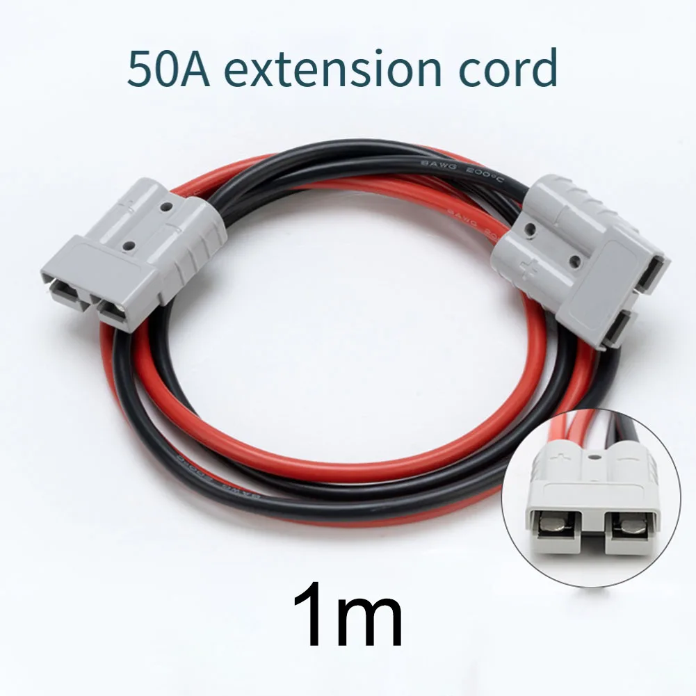 RV Power Cable 50A Extension Cable Camping Power Supply Power Tool Accessory Energy Loss Minimization High Current Rating