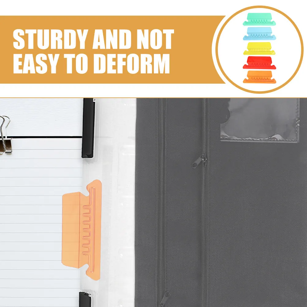 

50 шт. цветных индексных закладок для папок и вкладышей для подвесных папок, гладкие, прочные, легкие, с прозрачными полем для надписей