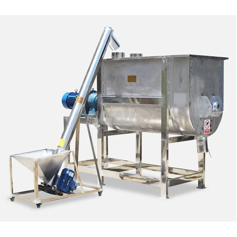 Industrial Mixing Chemical Powder Horizontal Double Blender Ribbon Mixer