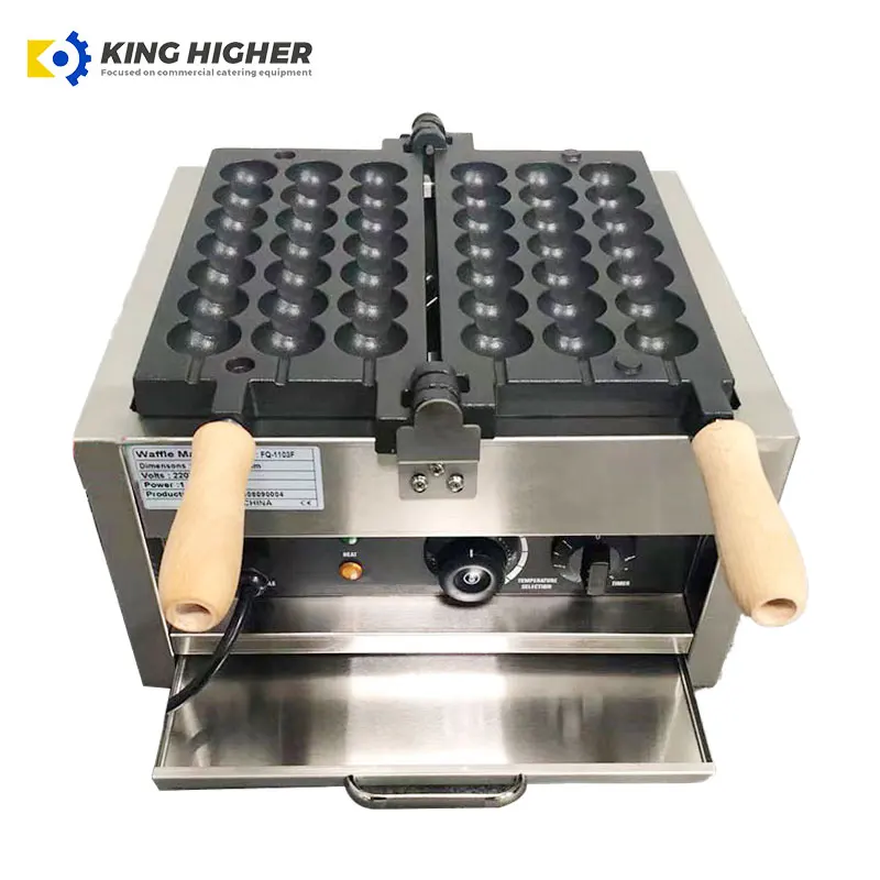 Commercial 3 In 1 Electric Lollipop Waffle Maker Machine Flip Side Egg Ball Sphere Waffle Maker 220V 110V Snack For Street Food