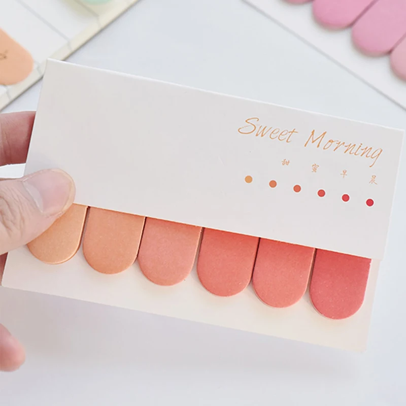 120 fogli/confezione Segnapagina Etichette adesive per pagine adesive, Schede adesive riutilizzabili per indice file, Adesivi Morandi