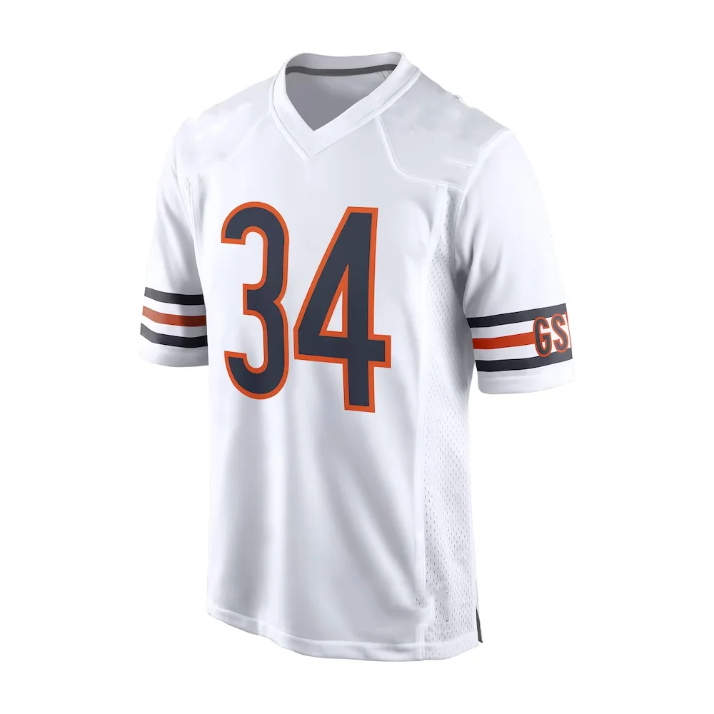 24-25 Summer Adult Chicago American Football Jersey Rugby Jersey Sportswear Training Jersey Bears  /Caleb 18 Number T-shirt