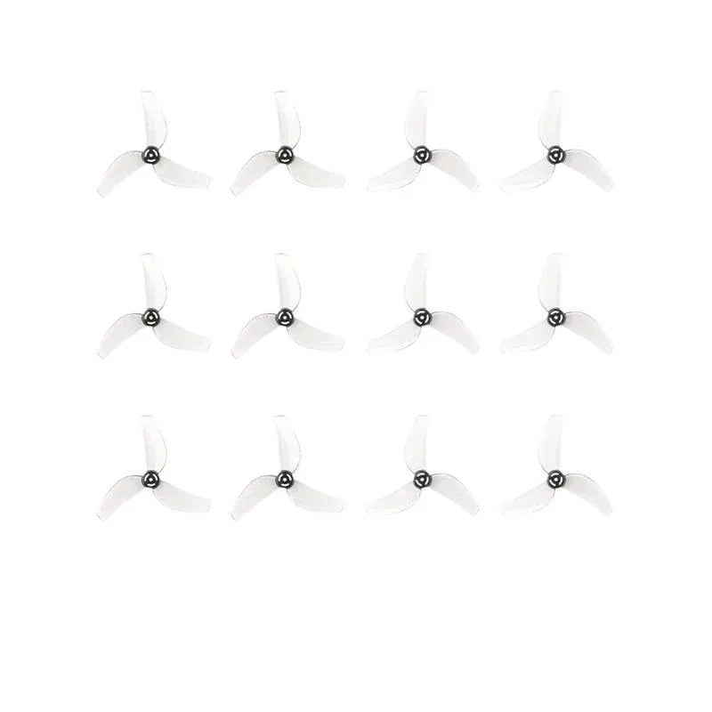 k05 k3 1.0mm Shaft 3-Blade Propellers, Replacement Props for 0802 Brushless Motors, Compatible for Tiny Whoop Quadcopter