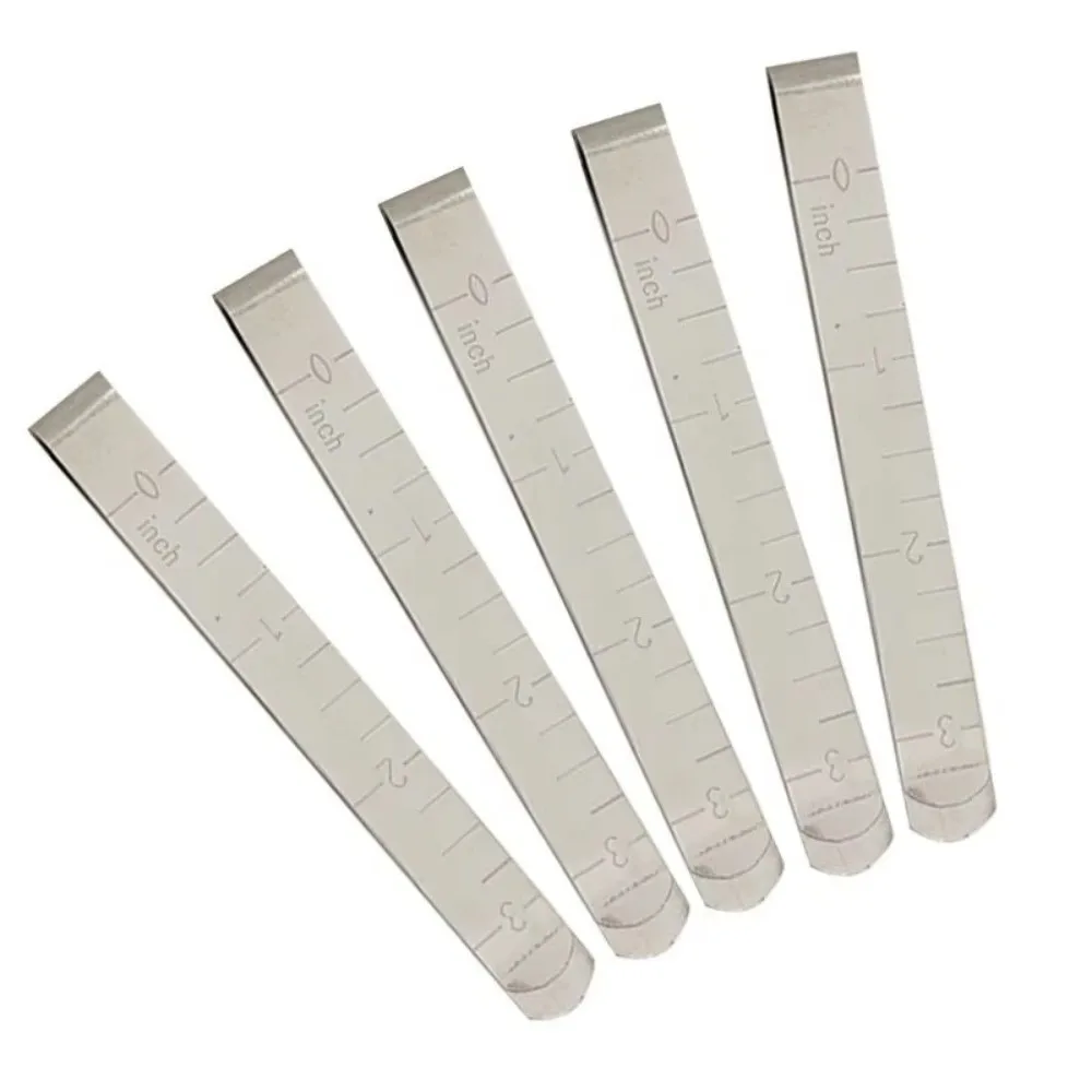 الفولاذ المقاوم للصدأ هيمينغ كليب الملابس المعدنية خياطة Pinning الخياطة العقص كليب بمناسبة اللحف مسطرة قياس أداة