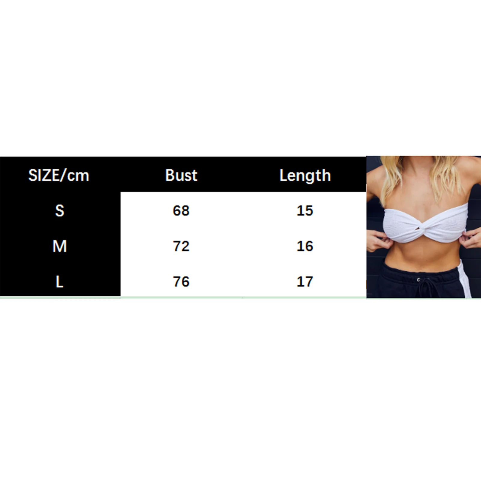 Women Fashion Tube Tops Solid Color Front Twist Knot Strapless Boat-Neck Wrap Chest Tank Tops Summer Backless Bandeau  Tank Top