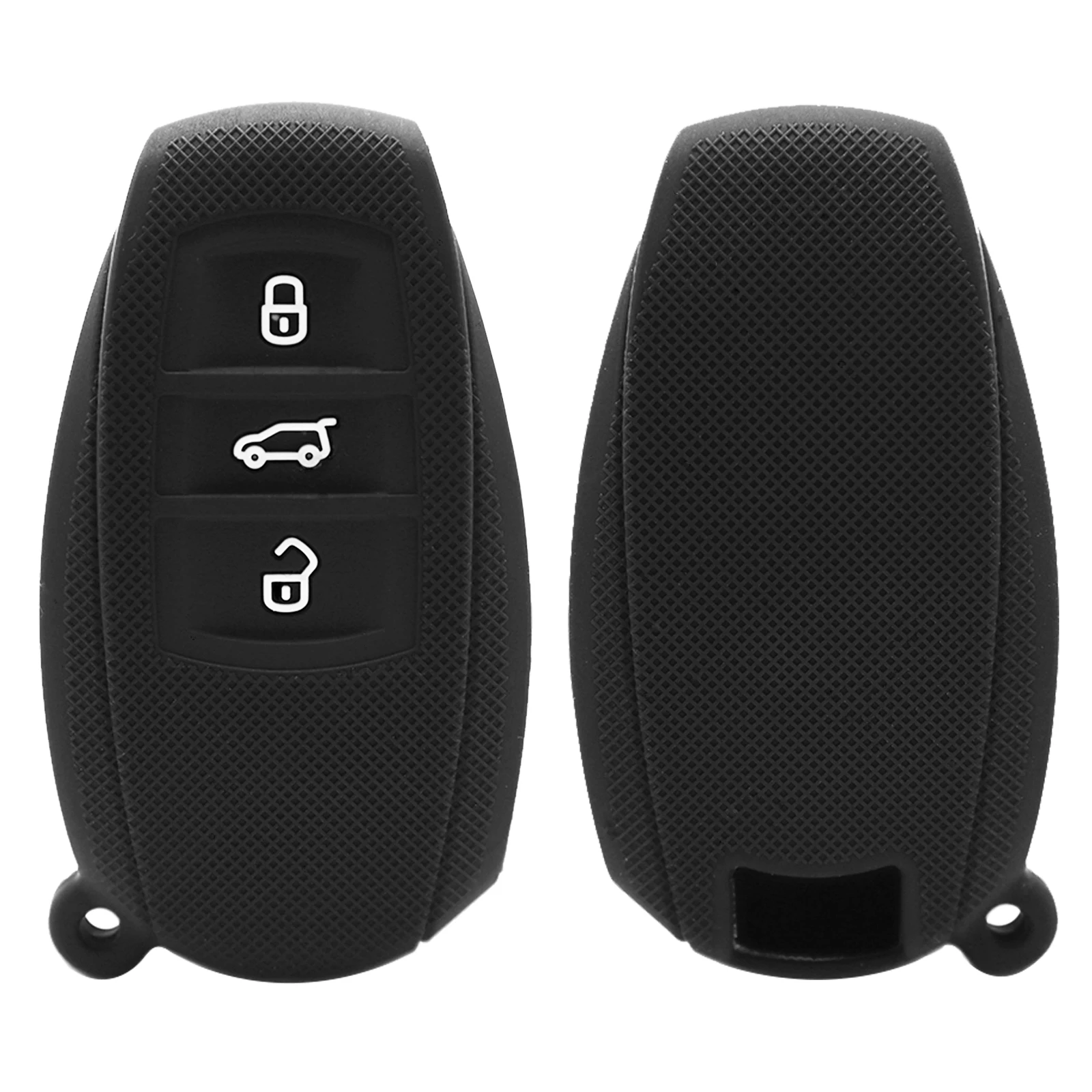 Remote Silicone Cover For Volkswagen Touareg 2011-2018 Remote Rubber Keyless Key Case Fob Protection Smart Entry Shell 3button