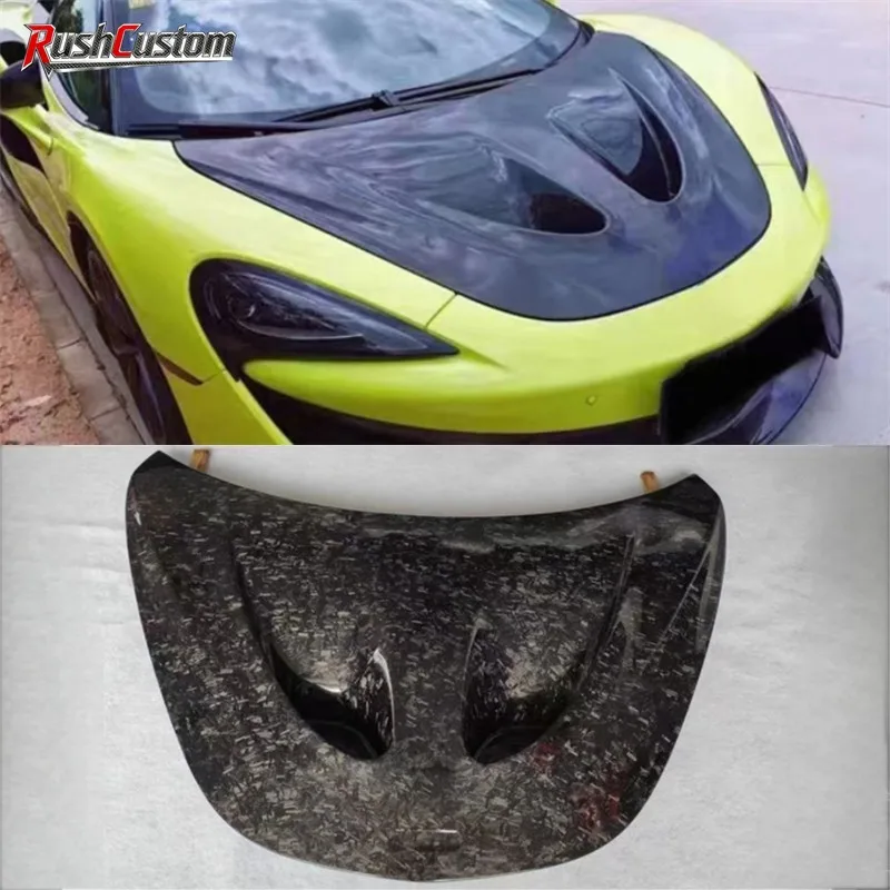 

For McLaren 540C 570S 570GT 600LT 2015 2016 2017 2018 ReaI Carbon Fiber Engine Hood Cover Kit