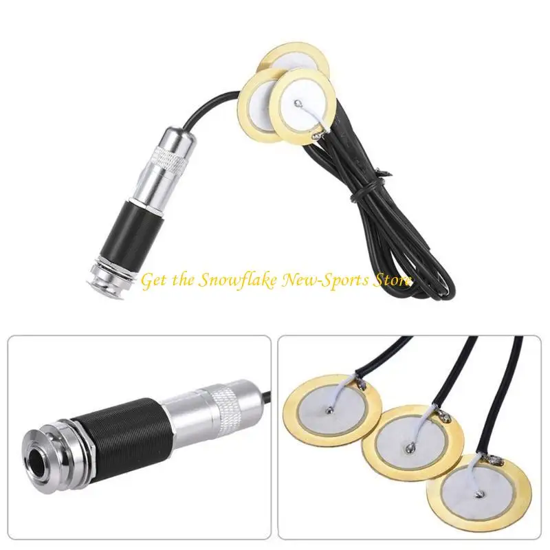Guitar Pickup Piezo Stable Contact Self Adhesive Microphone Pickup For Guitar Bass Violin Banjo Mandolin Ukulele Guitar