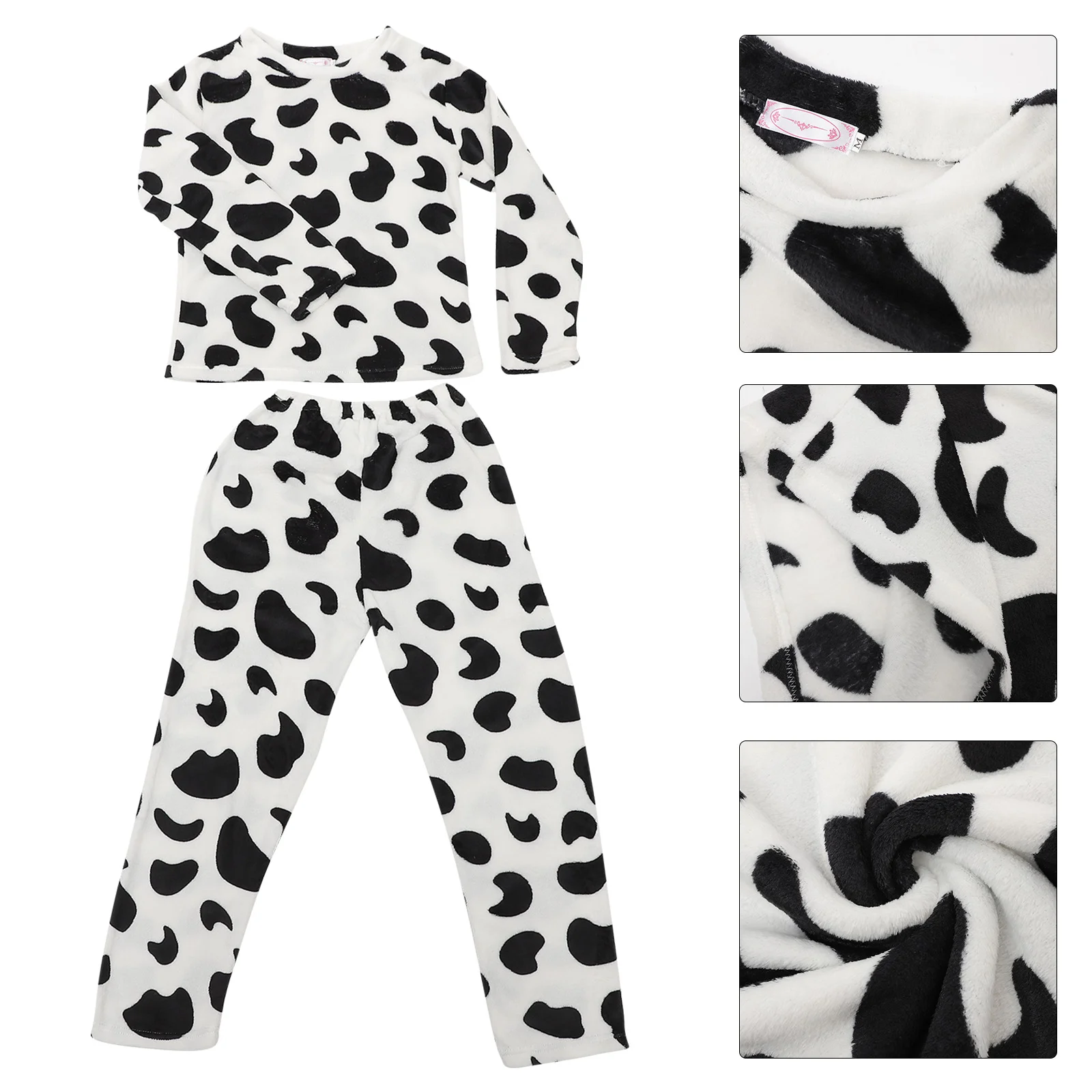 Cow Home Clothes Women Cartoon Nightdress for Ladies Suits Animal Cosplay Costume Warm Nightgowns Pajamas Lady Girl Child