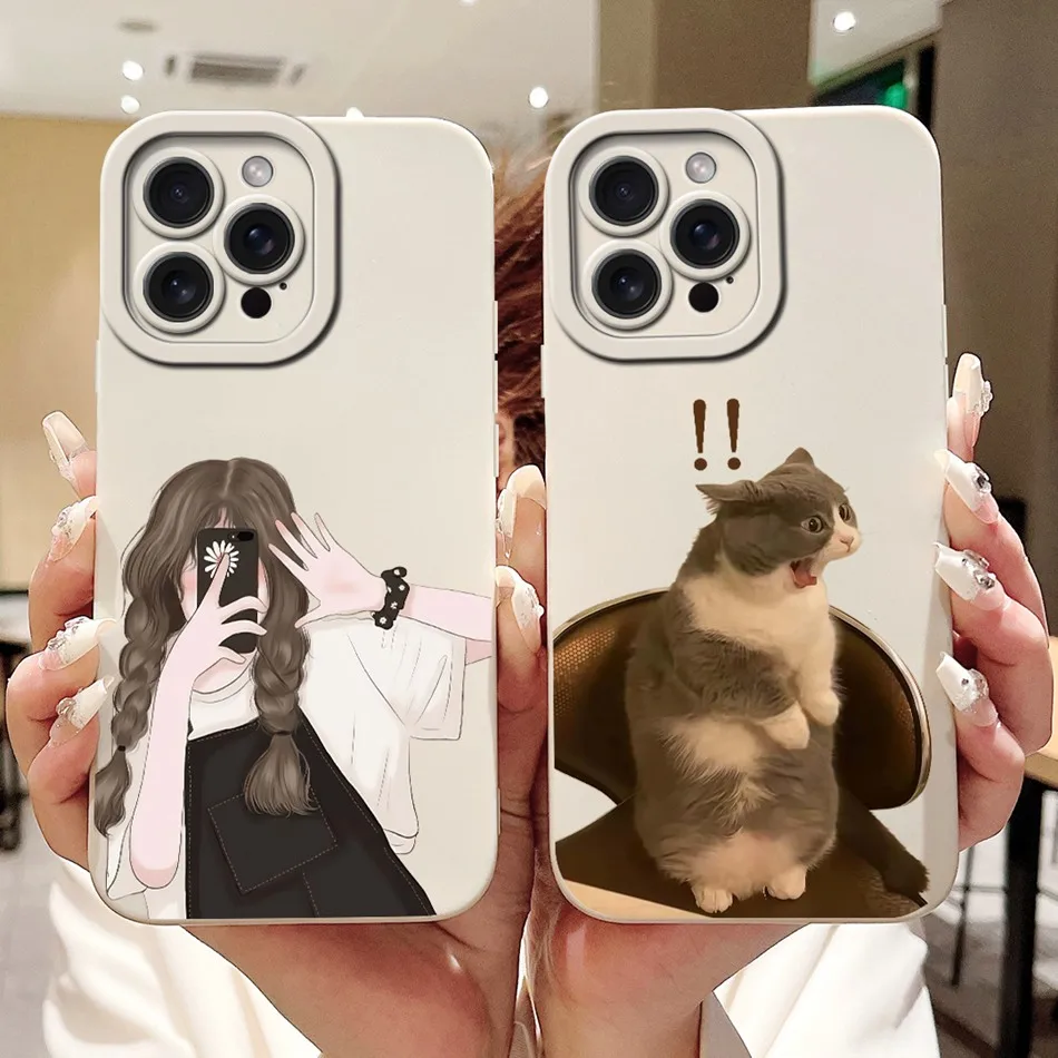 آيفون 15 برو ماكس 15 برو لطيف أرنب القط الكرتون جراب هاتف آيفون 15 برو 15ProMax للصدمات لينة سيليكون حالات مصدات #2