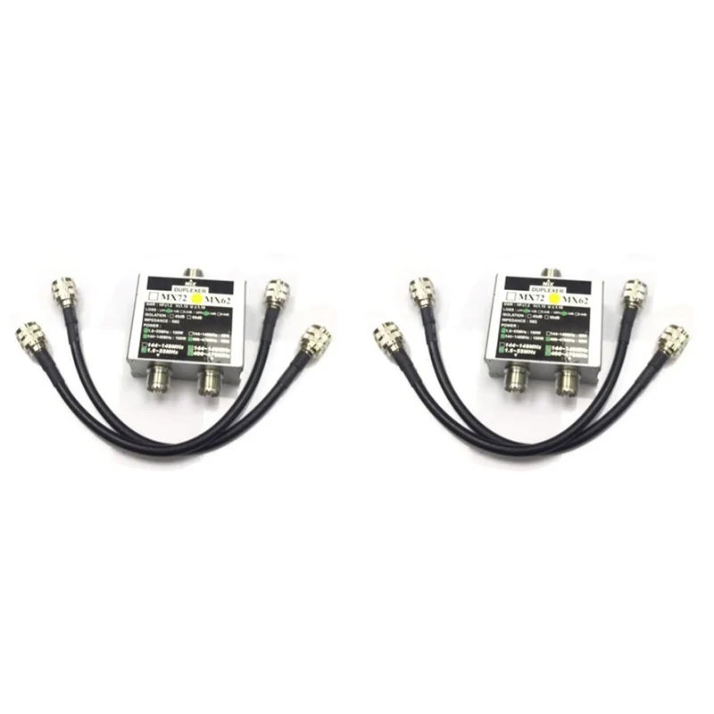 

APPLIA-2X MX62 HAM Antenna Combiner Different Frequency ( / VHF / UHF) Linear Combiner Transit Station Duplexer