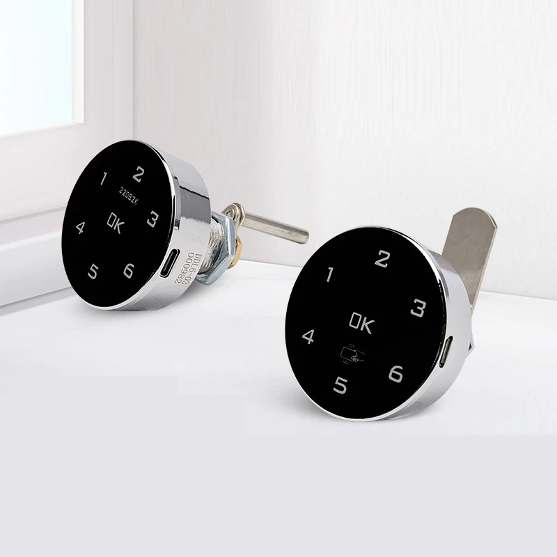 Electronic Cabinet Lock File Cabinet Card Swiping Sensor Password Lock Wardrobe Shoe Metal Drawer