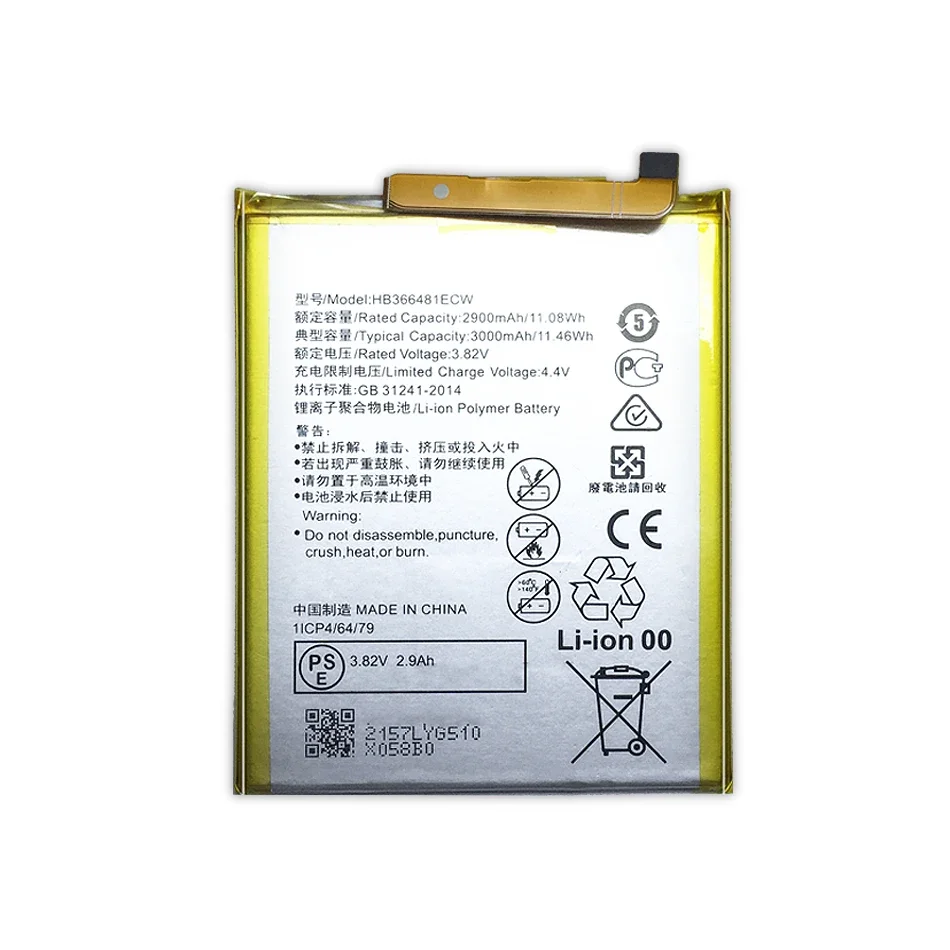 HB366481ECW High Quality Mobile Phone For Huawei Honor 9 Lite / Honor9 Lite Batterie