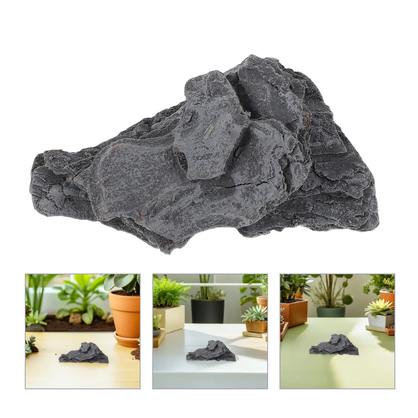 

20 шт. реалистичных искусственных камней для диорам, имитация миниатюрных скал для микроландшафта, бонсай, сада, декора рабочего стола