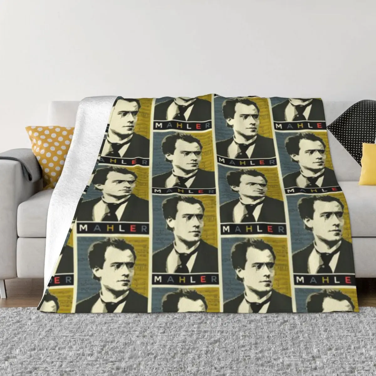 Mahler 5 Viaje personalizado Una manta de micropolar ultrasuave