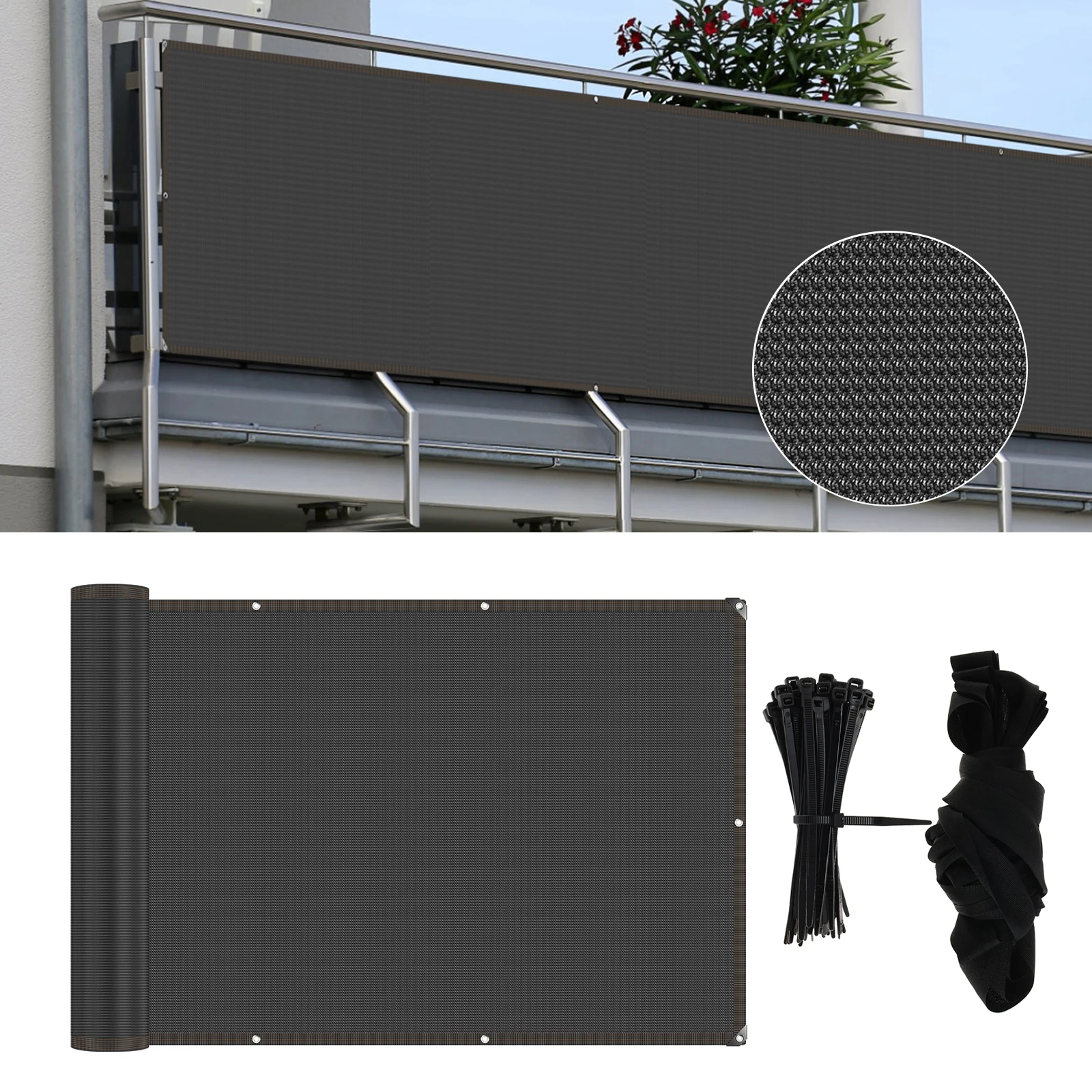 2/4Pcs Shade Net Shade Net Gauze 1×3m Anti-UV Balcony Privacy Windshield Fence Net Garden Plant Shade Cloth Shade Net