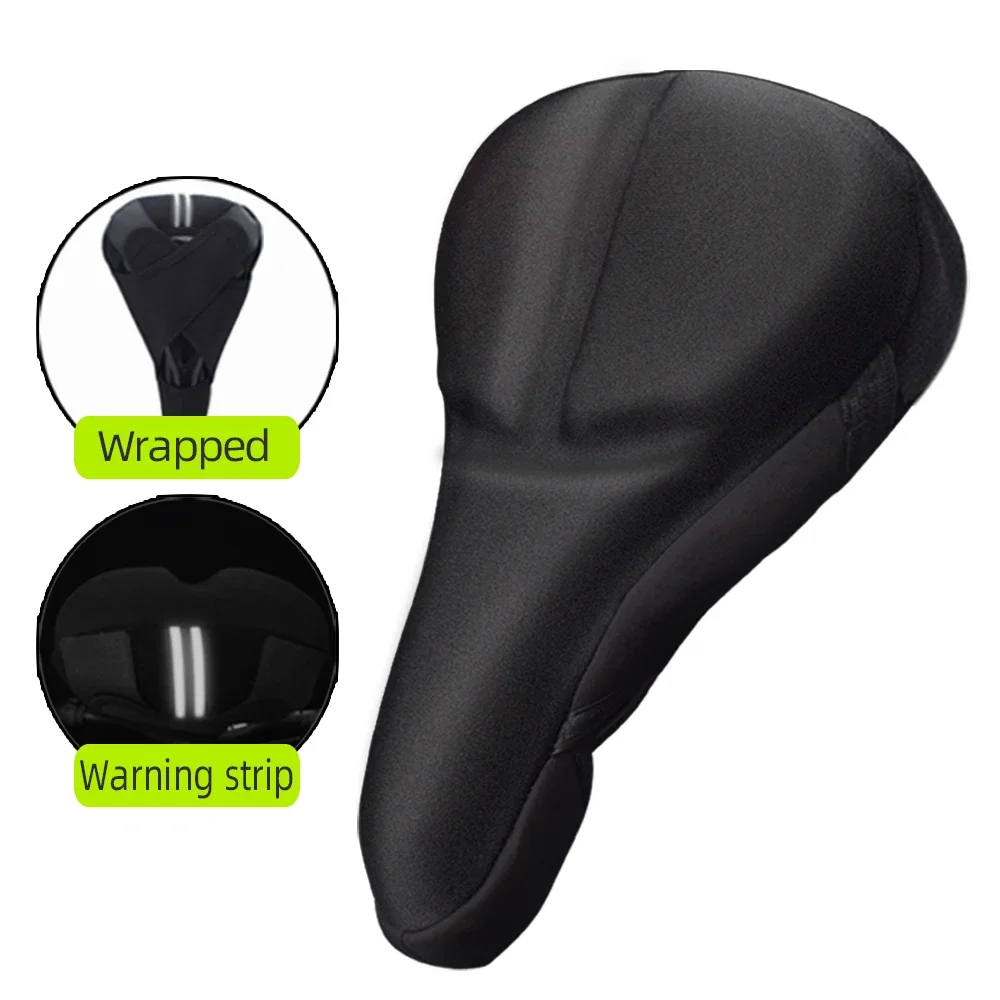 

Bike Seat Cushion Cover Silicon Soft Bicycle Seat Cover Cushion Padded Bicycle Gel Saddle MTB Saddle Cushions