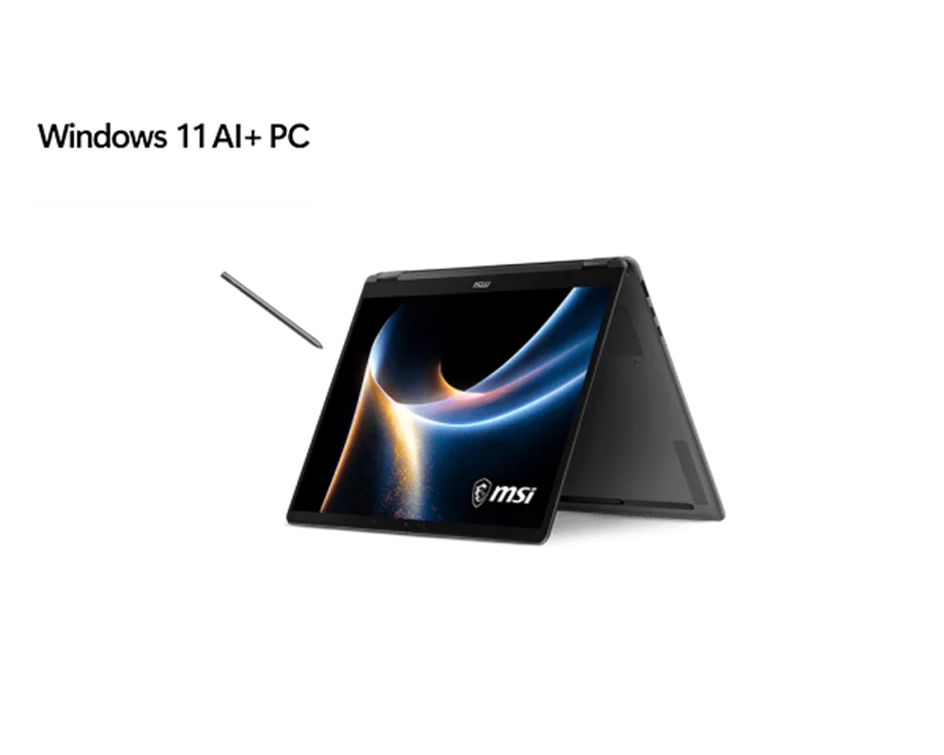 2026 MSI Prestige 14 Flip AI+ Laptop 14 Inch OLED FHD+ 60Hz IPS Screen Ultra X7-358H 32GB 1TB SSD Intel Graphics Notebook PC