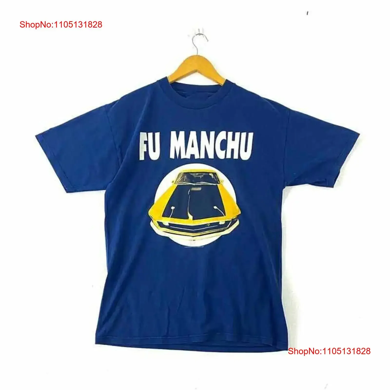 Fu Manchu Band California Crossing camiseta nAVY bLUE S 5XL JU346 vintage lavado ropa de diseñador streetwear Unisex cómodo