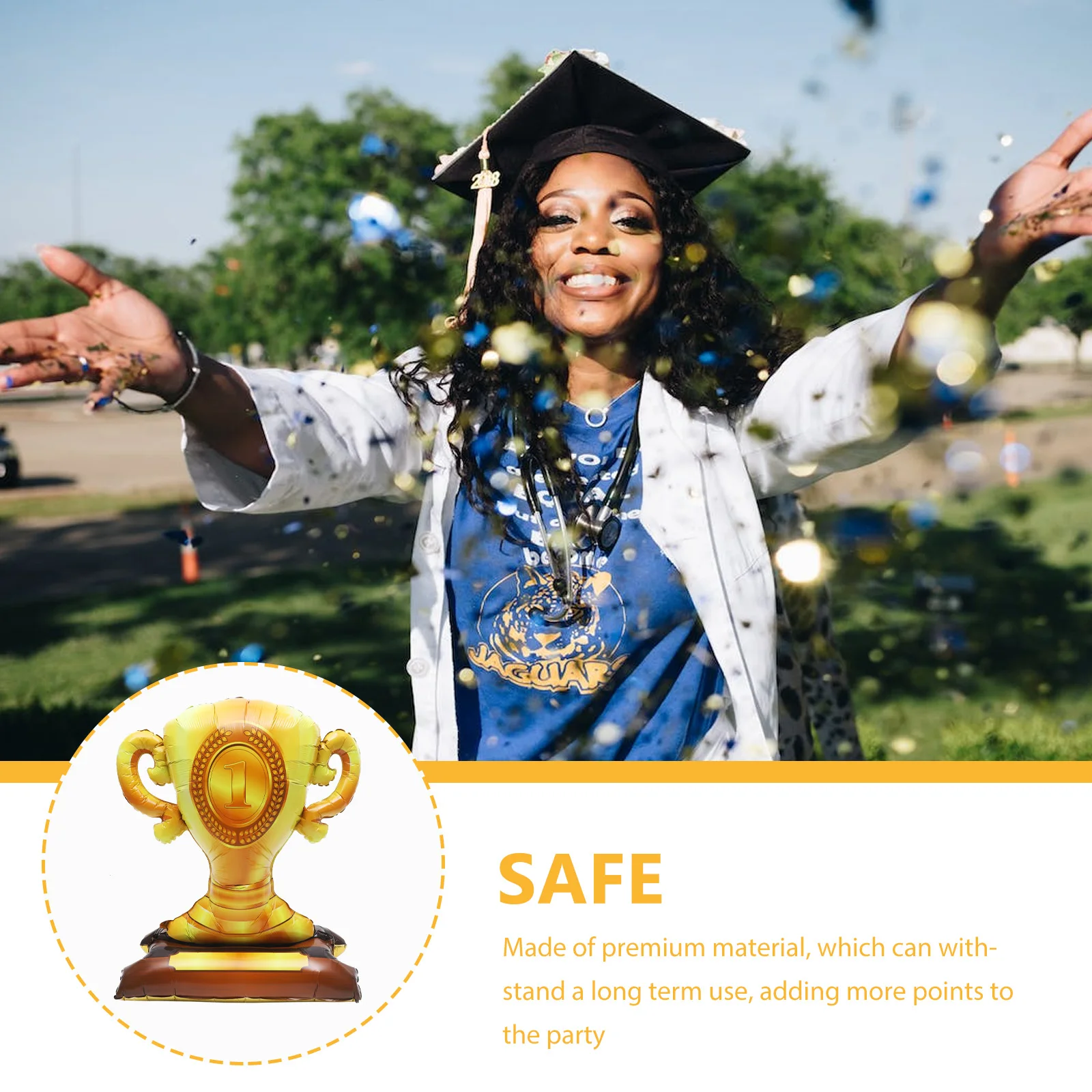 

Trophy Balloon Party Aluminum Film Graduation Decoration Wedding Balloons Celebration