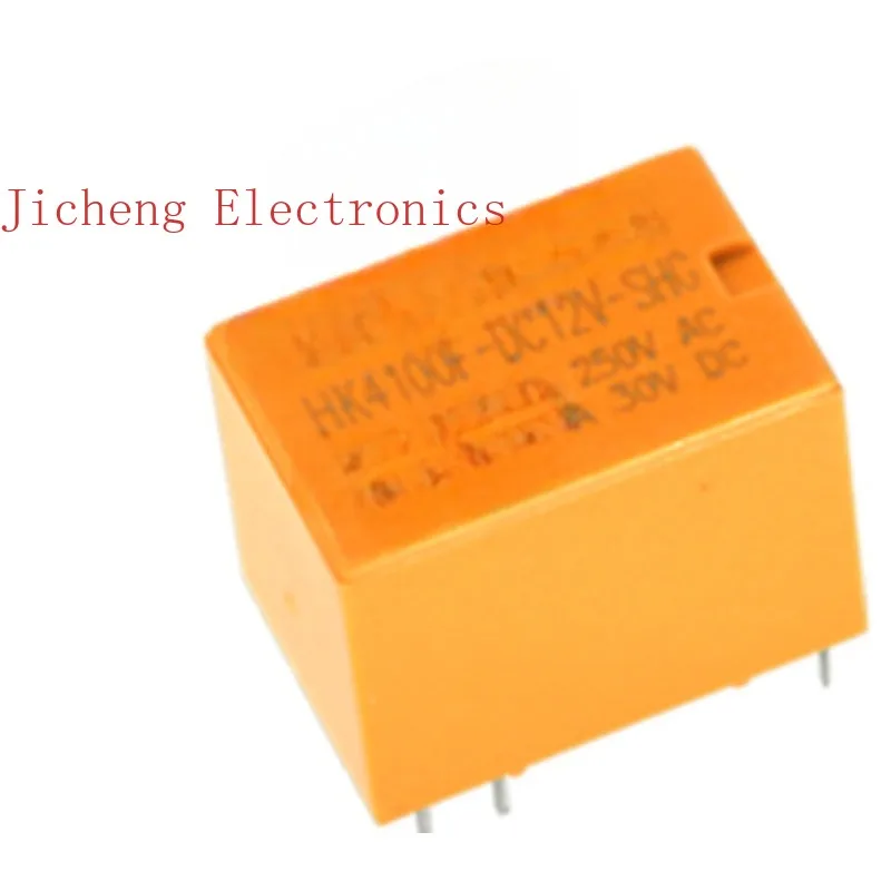 10PCS Relay HK4100F-DC12V-SHG HK4100F-DC5V-SHG 6 feet 3A 3V/9V/24V