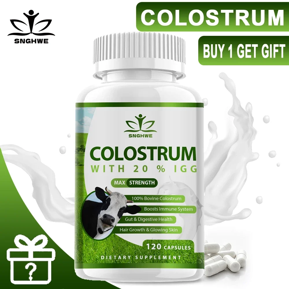 Grass Fed Colostrum Powder Supplement 25% IgG Promotes Intestinal Health,Exercise Performance,Healthy Iron Levels-Immune Support