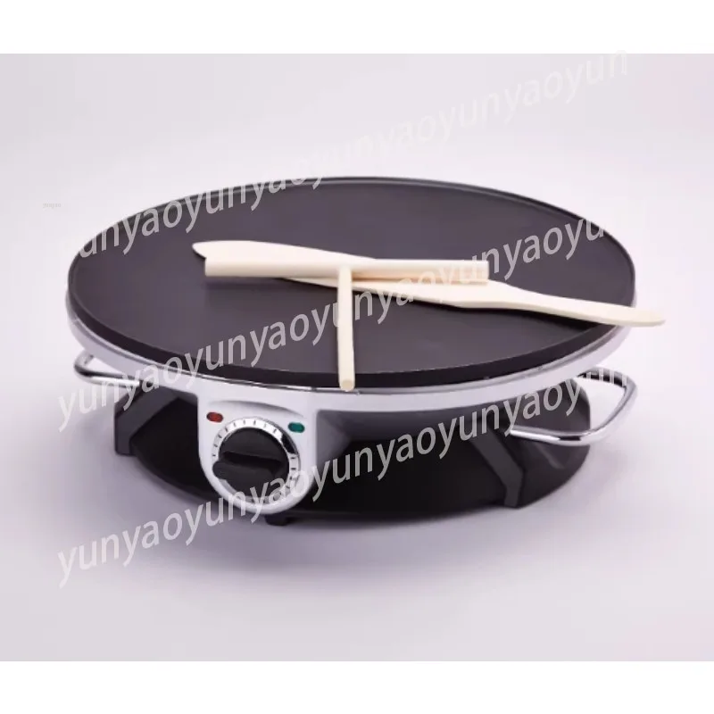 Electric Crepe Maker, Non-Stick Pancake Griddle for Jiaozi Fruit, Home Flatbread Maker, Upgraded