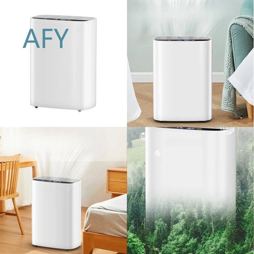 220V Electric Air Dehumidifier for Home Office Basement Garage Workshop Silent Moisture Absorber Dryer Dehumidification