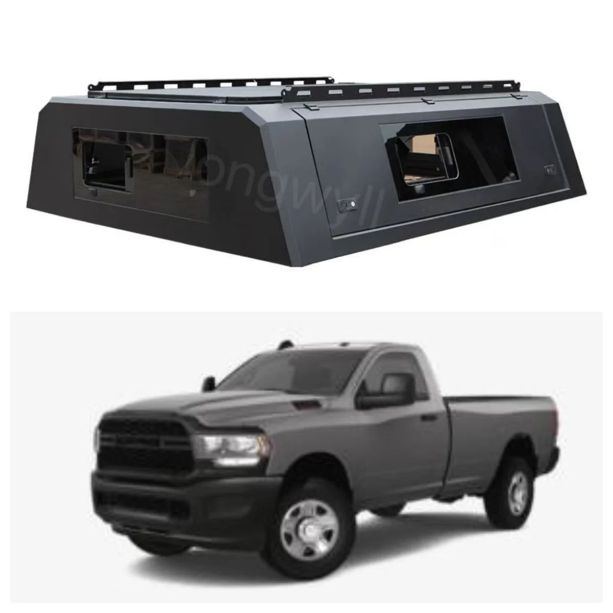 

Индивидуальный спортивный верхний навес из твердого алюминиевого сплава, умная крышка, замок с ключом для Ram 3500 Land Cruiser Pickup, водонепроницаемый