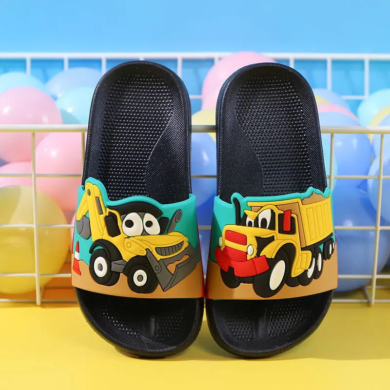 PantuflasCartoon Children Slippers Summer New Anti Slip Boys House Shoe Cute Girls Beach Shoes Kid Shoes Flip Flops Zapatos Niña