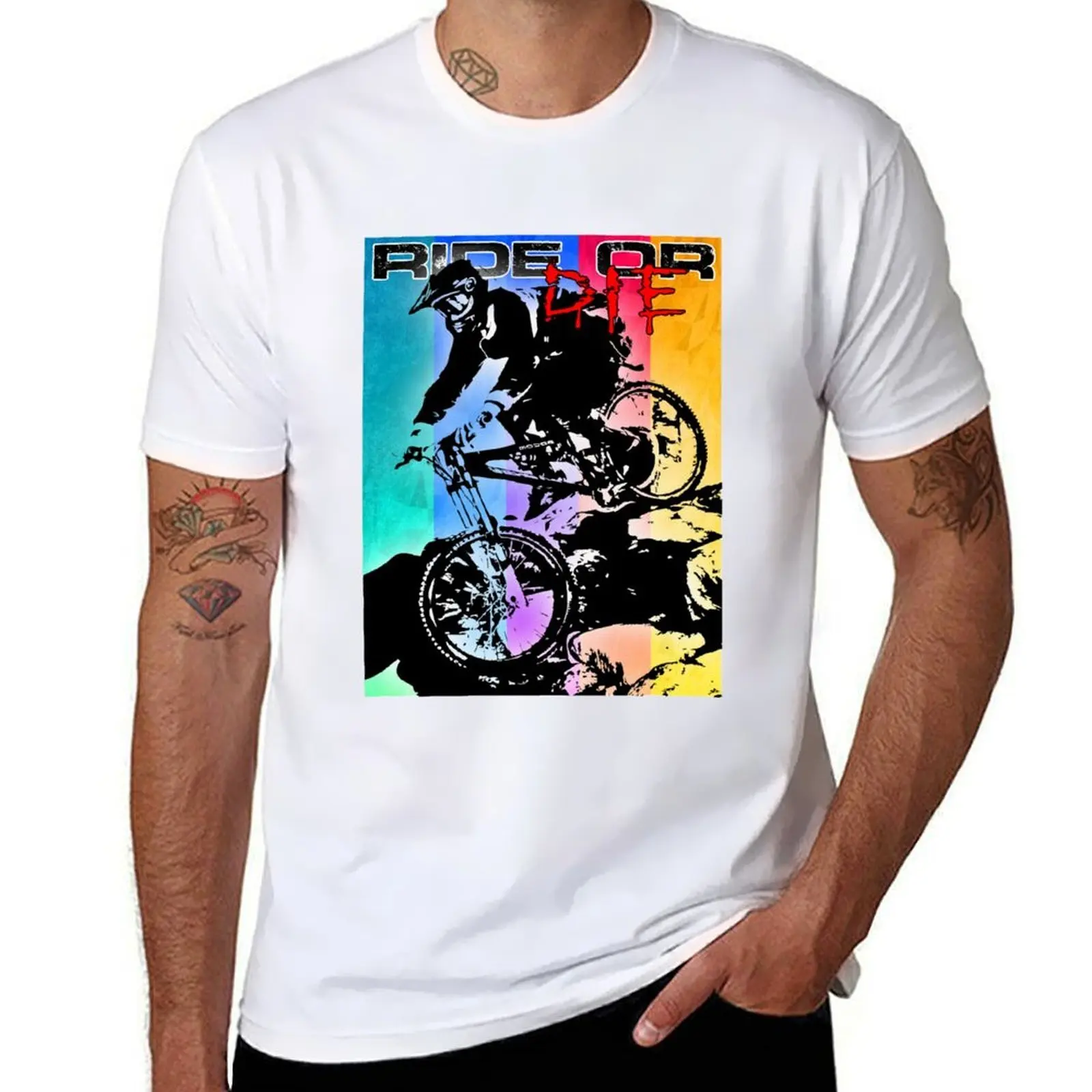 

ride or die MTB T-Shirt anime tshirt men t shirt cotton 100% T-Shirt