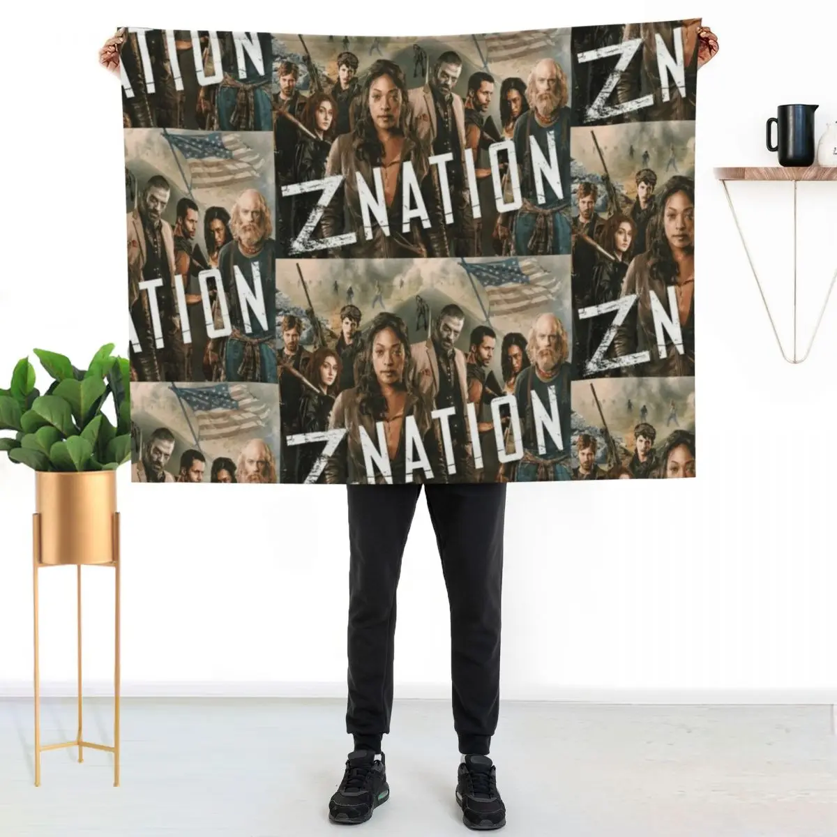 Z Nation Fanatic Throw Blanket Reusable Durable Soft Blanket for All Seasons