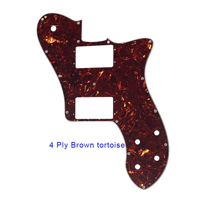 Fei Man - Custom Guitar Parts, Deluxe Reissue, Pickguard Replacement, Multicolor Choice, Flame Pattern, US Fd 72 Tele