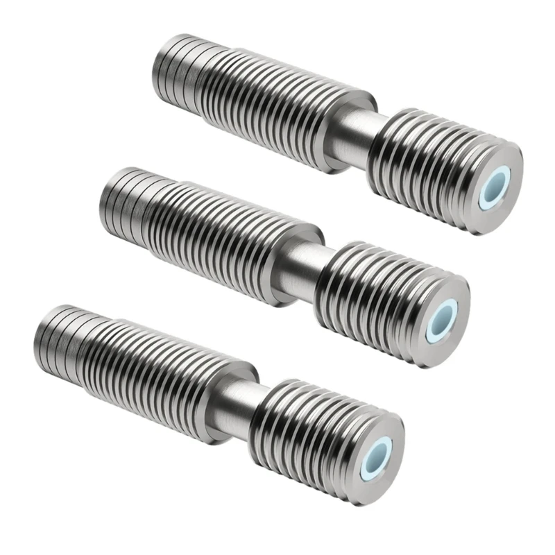 M6x30mm 3D knihtiskař příslušenství hrdlo nerez ocel pro KP3S hadicové kalené ocel hotend heatbreak 1/2/3PCS dropshipping