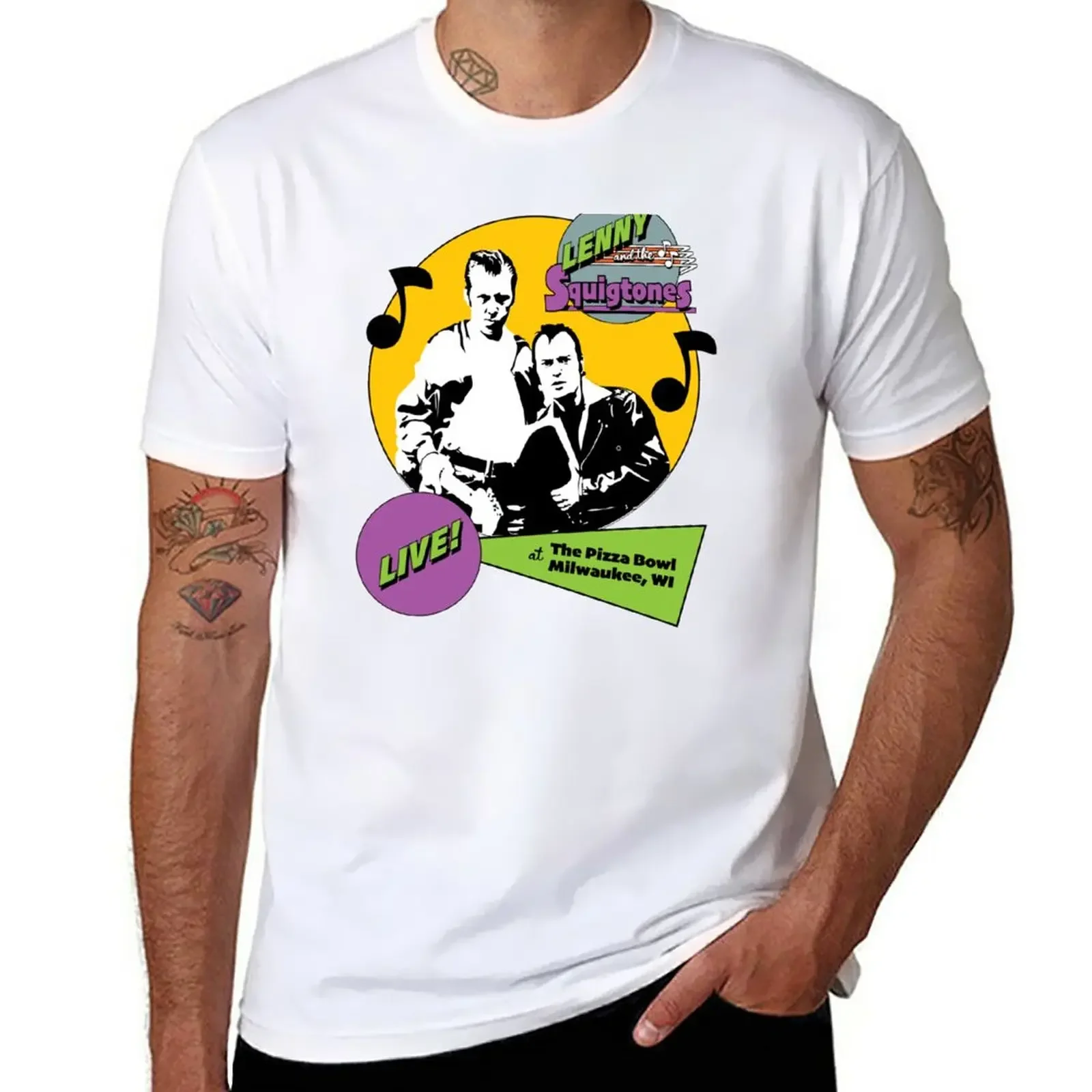 

New Lenny and the Squigtones T-Shirt Blouse quick drying t-shirt men graphic t shirts