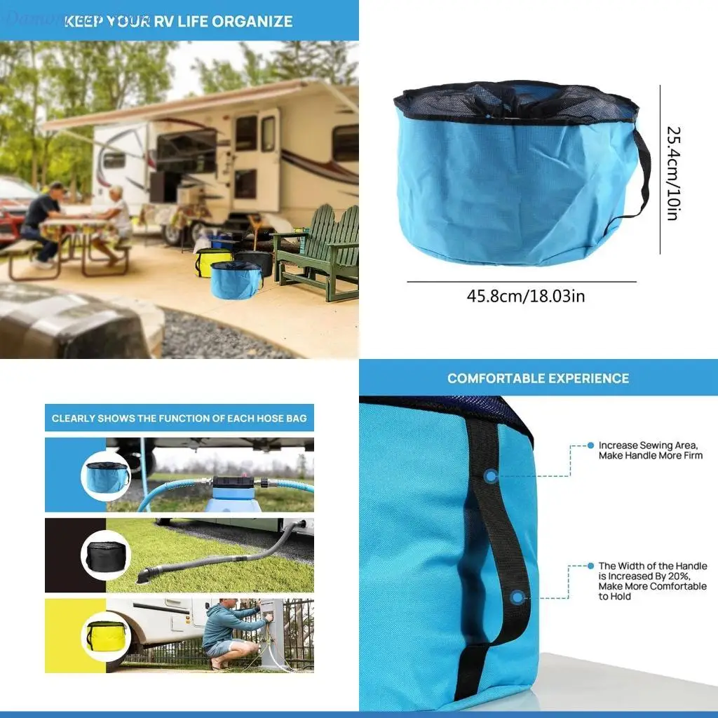 A2UC Hose / Power Cord Storage Bag Caravans Camping RV Storage