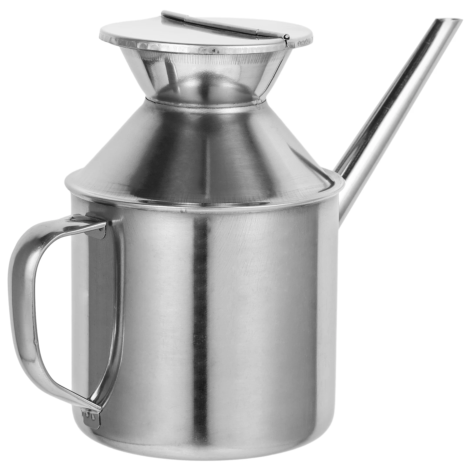 

Stainless Steel Pot Storage Container with Filter Kitchen Cooking Dispenser for Oil Vinegar Soy Sauce Kettle Household Jar Olive