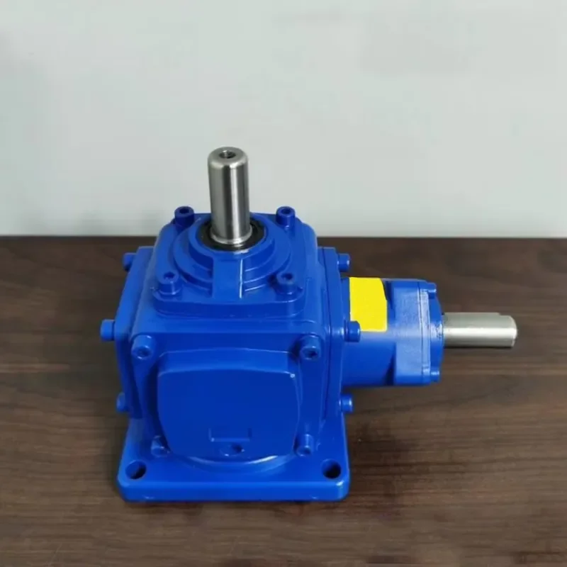 T Series 6 Inch 3 Shaft Spiral Bevel Gearbox High Torque 5:1 to 1:1 Ratio Gear Set Custom ODM Support