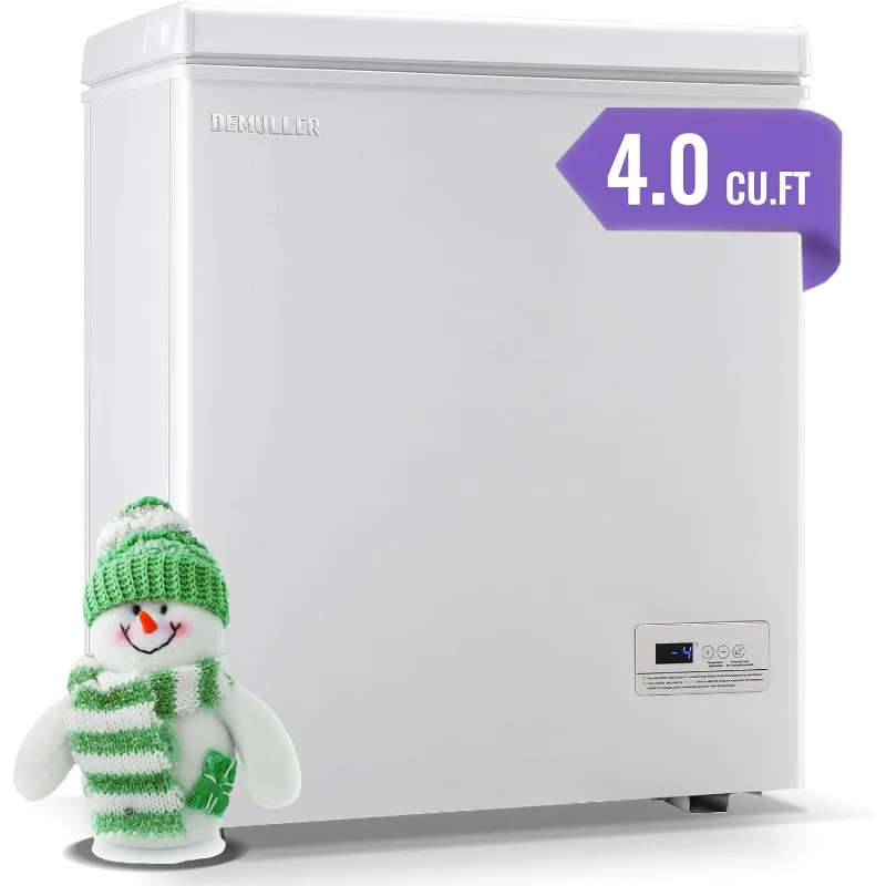 

4,0 кубических футов, небольшая морозильная камера, нагрудная морозильная камера с электронным экраном, электронный термостат, точный в каждый градус