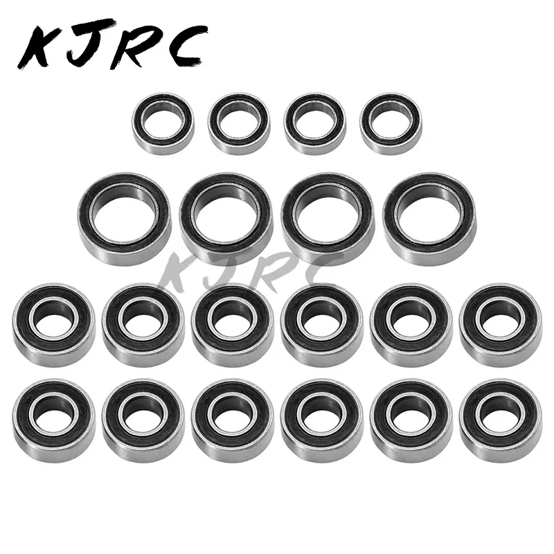 

20pcs Sealed Bearing Kit for Tamiya TT01 TT-01 TT-01E TT-02B TT-01D 1/10 RC Car Upgrade Parts Accessories