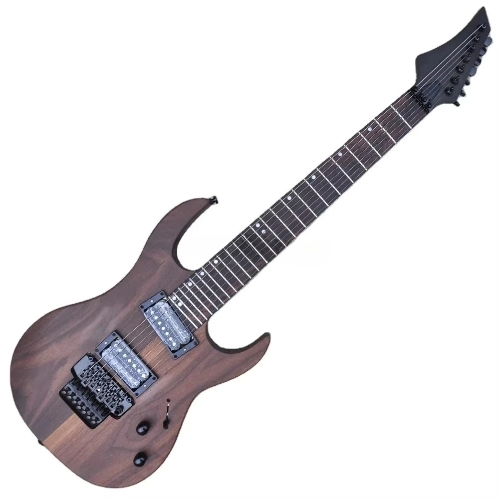 

STLFFlyoung Matte finished 7 Strings Electric Guitar Stringed Instruments Rosewood Veneer Mahogany body Maple Neck