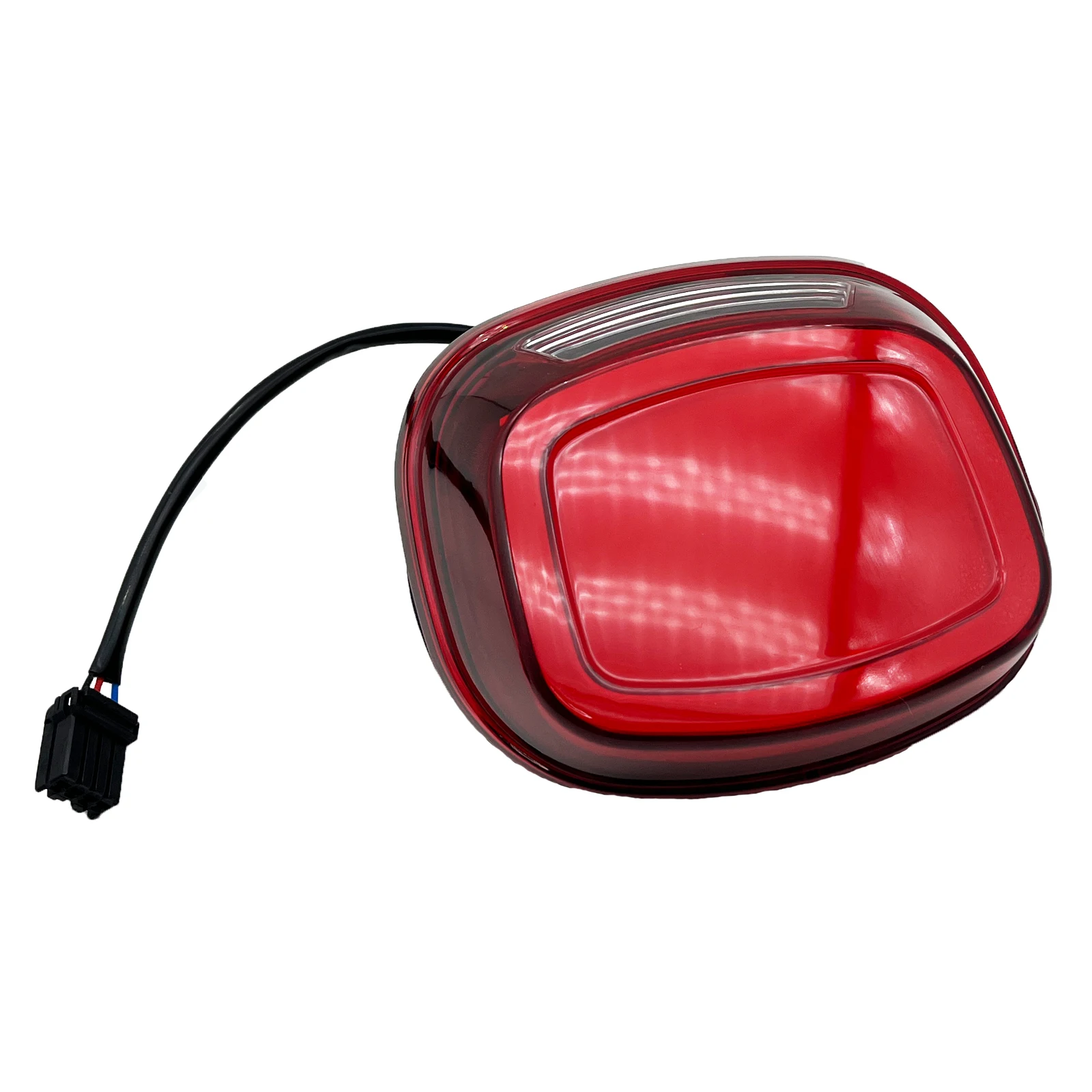 Motorcycle LED Rear Tail Lamp Brake Running Light Red/Smoke Lens Taillight For Harley Softail Dyna Touring Sportster XL 883 1200