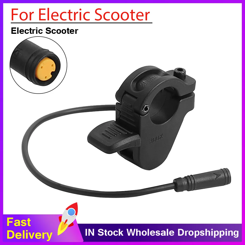 Image of Ebike Daumen-drossel Geschwindigkeit Control Beschleuniger 300X 3PIN Weibliche Drossel für 12V 24V 36V 48V 60V 72V Elektrische Fahrrad Teile