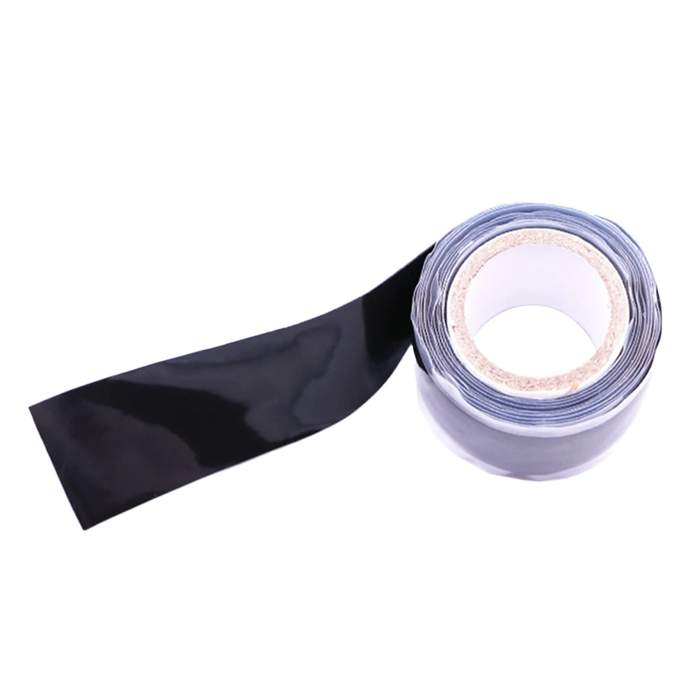 

Waterproof Tape Black Silicone Self Adhesive Wrapping Electrical Wire Seal Hose Leak Repair Heavy Duty Plumbers Tape Pipe Seal