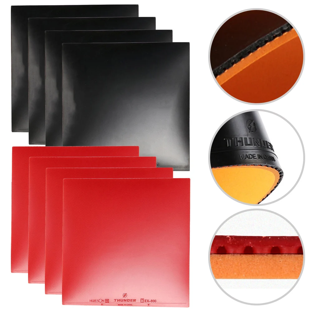 

Hard Sponge Fast Attack Rubber For Fast Attack Play Table Tennis Rubber For Competition Exceptional Spin Optimal Thickness