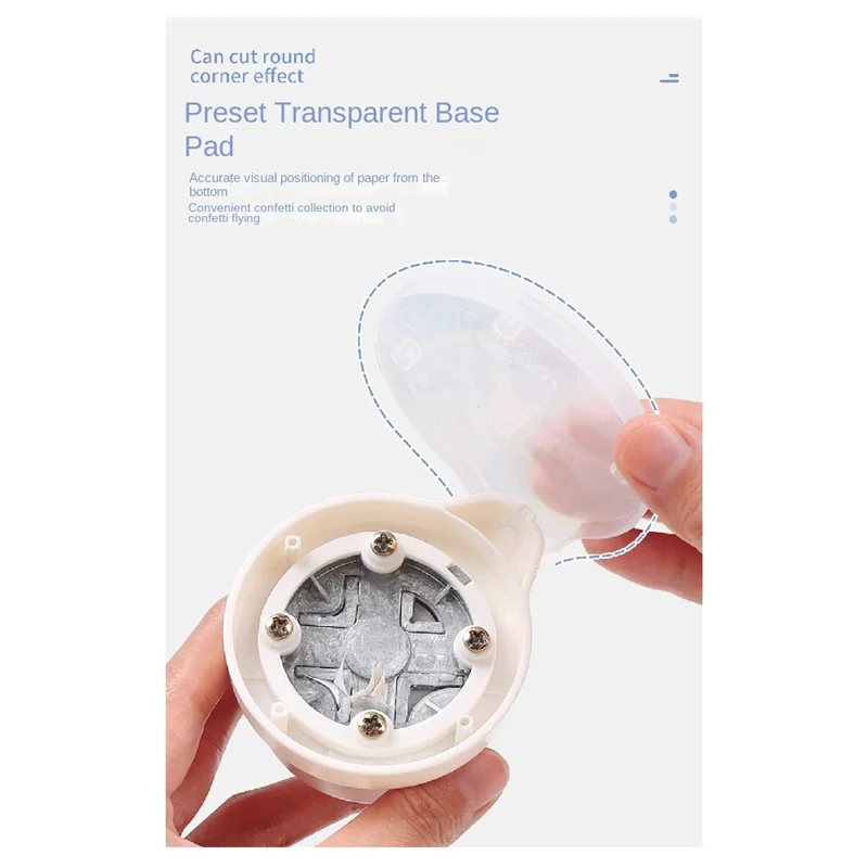 KW-TRIO 4 Way Corner Rounder Punch, 4Mm, 7Mm, 10Mm 4 In 1 Corner Cutter For Card Making, Laminate, Cardstock