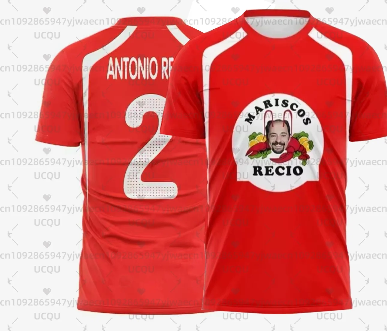 

Мужская и женская спортивная одежда AMADOR, футболка с принтом морепродуктов и креветок Recio, повседневная футболка с короткими рукавами для вечеринки, топы