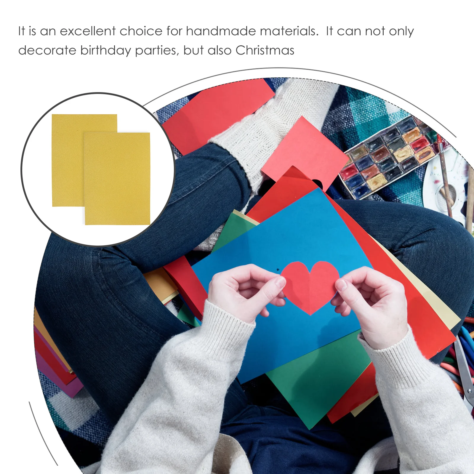 20 ورقة بريق البطاقات ورقة A4 متعددة الوظائف الذهبي الحرفية DIY بها بنفسك الفنون رياض الأطفال مدرسة سكرابوكينغ الإبداعية #1