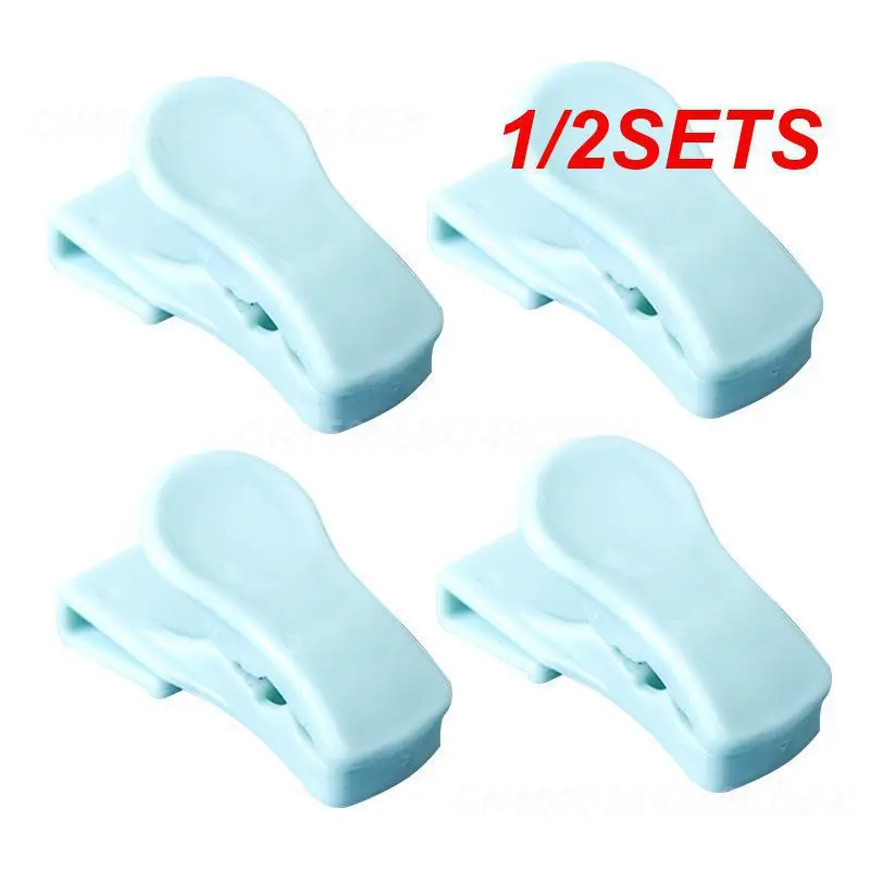 1/2SETS Bag Food Package Clips Sealing Clip Hook Refrigerator Storage Mustard Sauce Towel Gloves Clips Home Multifunction Hook