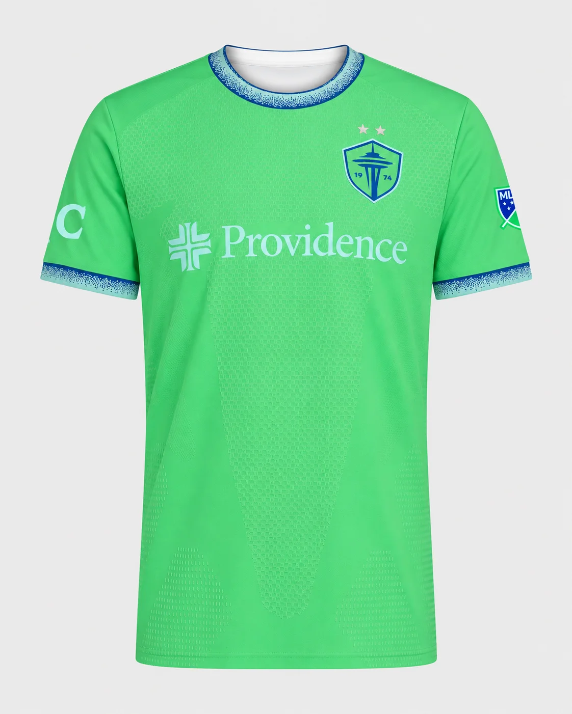 Seattle Sounders FC 26-27 Heim-Fußballtrikot Grün Herren Kurzarm Rundhals Fußballshirt Spiel- und Trainingstrikot – Detail 7